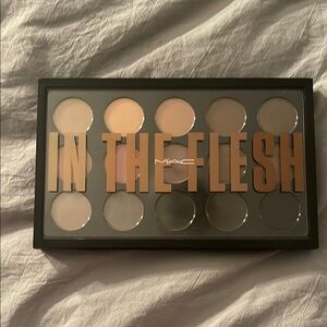 MAC Cosmetics In The Flesh Cream and Brown Eyeshadow Palette
